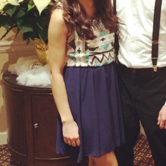 Aztec Pattern Dress - Picture 3 of 3